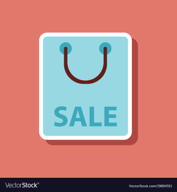 Fashion patch sale sticker package vector image Fashion patch sale sticker package vector image