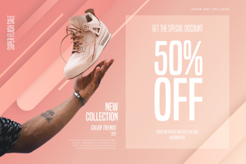 Fashion store banner template Fashion store banner template
