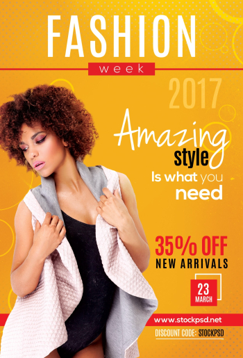 Fashion Week 2019 – Free PSD Flyer Template Fashion Week 2019 – Free PSD Flyer Template