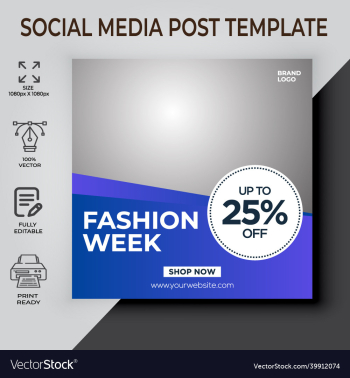 fashion week social media post fashion week social media post