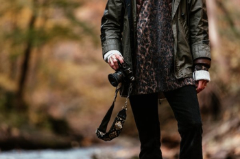 Fashionable Photographer In Fall Fashionable Photographer In Fall