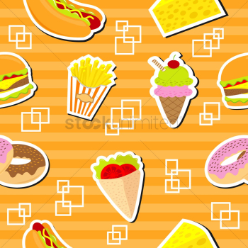 Fast food background Fast food background