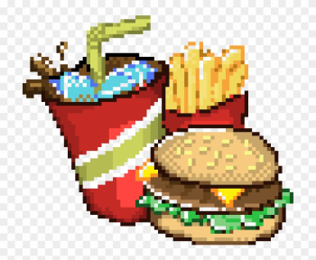 Fast Food - ) - Food Pixel Transparent Fast Food - ) - Food Pixel Transparent