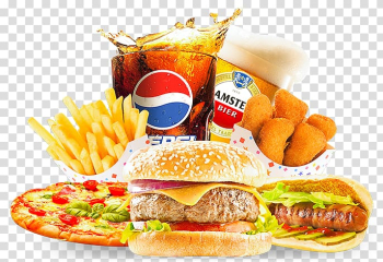 Fast food Hamburger Sushi Pizza, Fast Food transparent background PNG clipart Fast food Hamburger Sushi Pizza, Fast Food transparent background PNG clipart