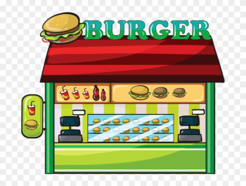 Fast Food Restaurant Hamburger Clip Art - Cartoon Fast Food Restaurant Fast Food Restaurant Hamburger Clip Art - Cartoon Fast Food Restaurant