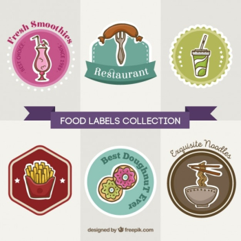 Fast Food Restaurant Labels Fast Food Restaurant Labels