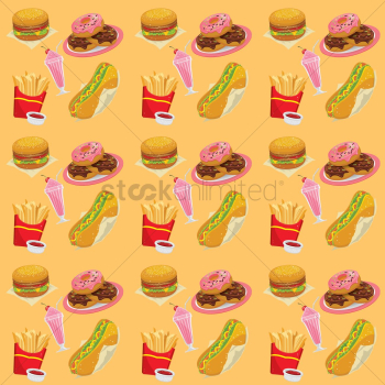 Fast food theme background Fast food theme background