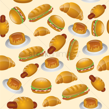 Fast food theme background Fast food theme background