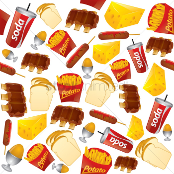 Fast food theme background Fast food theme background