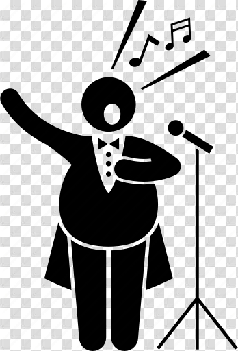 Fat, man, music, opera, singer, singing, soprano icon
