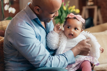 Father Holding Baby Daughter Father Holding Baby Daughter