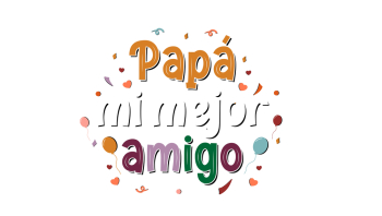 Father's Day Card with Spanish Typography Father's Day Card with Spanish Typography