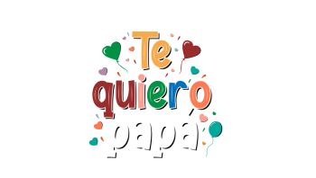 Father's Day Greeting Card with Spanish Typography Father's Day Greeting Card with Spanish Typography