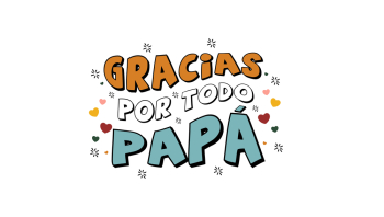 Father's Day Greeting Card with Spanish Typography Father's Day Greeting Card with Spanish Typography