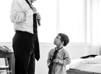 Father teaching son how to tie a tie | Free stock photo - 45023 Father teaching son how to tie a tie | Free stock photo - 45023