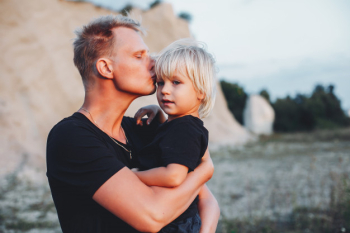 Father with little son Father with little son