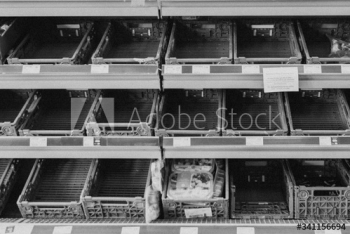 Fear of coronavirus spreading causing empty shelves in the grocery store - BRISTOL, UK, March 30, 2020