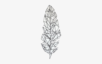 Feather Clipart Tumblr Transparent - Feather String Art Templates ...