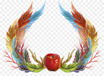 Feather Icon - Plant colorful feathers Feather Icon - Plant colorful feathers