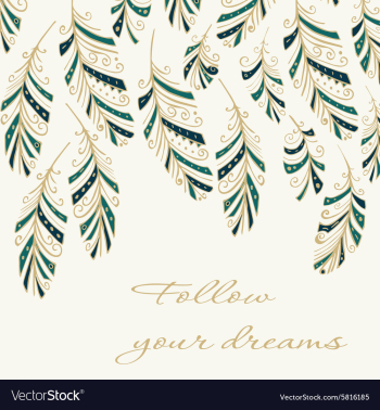  					Feather vector image														
