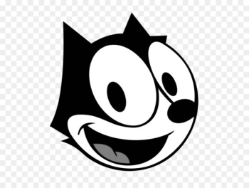 Felix the Cat Logo - cat head Felix the Cat Logo - cat head