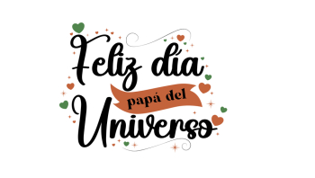 Feliz Día Papá del Universo - Father's Day Spanish Typography Card Feliz Día Papá del Universo - Father's Day Spanish Typography Card