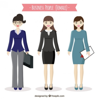 Female business people Female business people