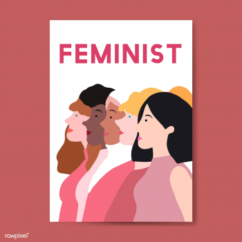 Female feminists standing together vector | Free stock vector - 524202 Female feminists standing together vector | Free stock vector - 524202