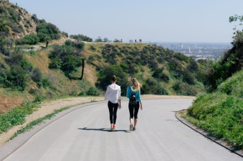 Female Friends Walking Female Friends Walking