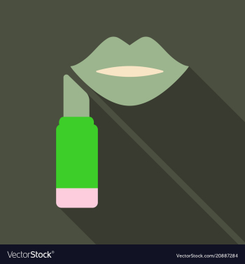 Female lips lipstick kiss print for valentine day vector image Female lips lipstick kiss print for valentine day vector image