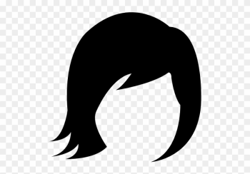 Female Short Hair Variant Vector - Short Black Hair Cartoon Female Short Hair Variant Vector - Short Black Hair Cartoon