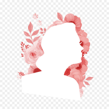 Female Silhouette Flower Woman - Beauty silhouette 