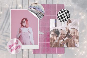 Feminine mood board, pink girly | Free Photo - rawpixel