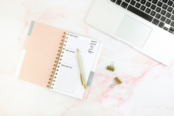 Feminine Workspace Flat Lay Feminine Workspace Flat Lay