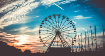 Ferris Wheel and Ship Ferris Wheel and Ship