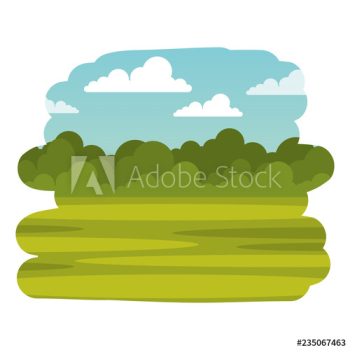 field landscape scene icon field landscape scene icon