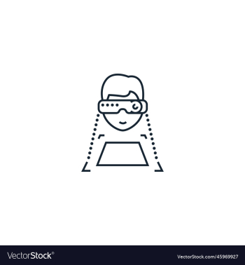 field of view creative icon from augmented field of view creative icon from augmented