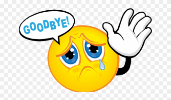 Fifth Grade Farewell - Sad Emoji Waving Goodbye