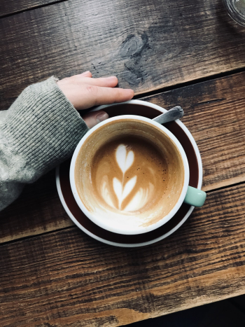 Filled Cup on Saucer Filled Cup on Saucer