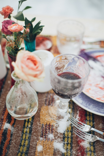 Filled Wine Glass Filled Wine Glass
