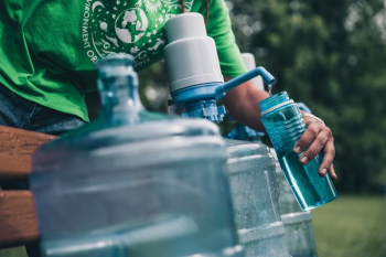 Filling Water Bottle Filling Water Bottle
