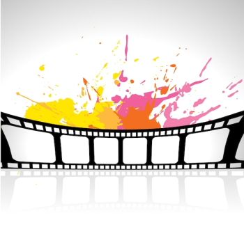 Film reel abstract background Film reel abstract background