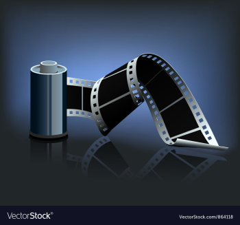 Film strip vector image Film strip vector image