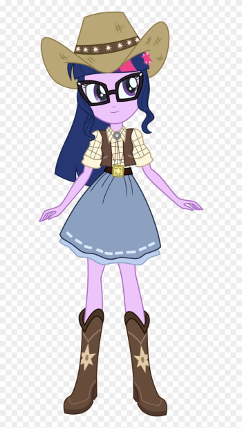 Fim/twilight Sparkle Hasbro Original From Screenshot - Equestria Girls Cowgirl Fim/twilight Sparkle Hasbro Original From Screenshot - Equestria Girls Cowgirl