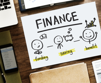 Finance Illustration Paper On Table