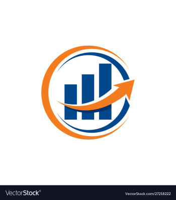 Financial accounting logo financial advisers logo vector image Financial accounting logo financial advisers logo vector image