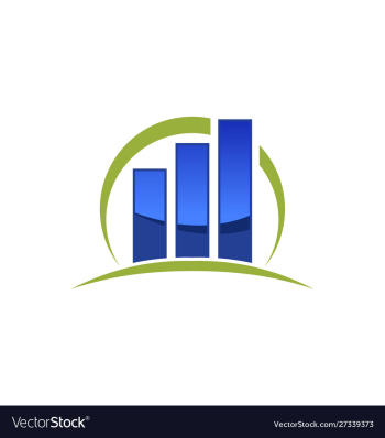 Financial accounting logo financial advisers logo vector image Financial accounting logo financial advisers logo vector image