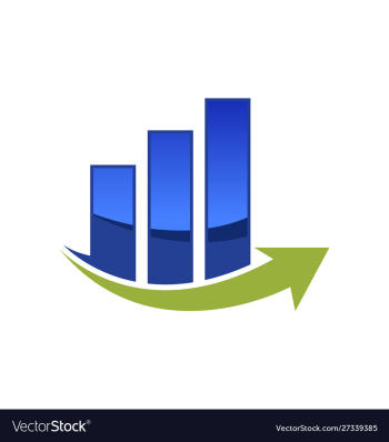Financial accounting logo financial advisers logo vector image Financial accounting logo financial advisers logo vector image