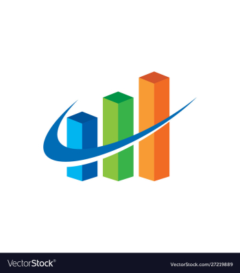 Financial accounting logo financial advisors logo vector image Financial accounting logo financial advisors logo vector image