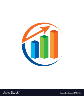 Financial accounting logo financial advisors logo vector image Financial accounting logo financial advisors logo vector image